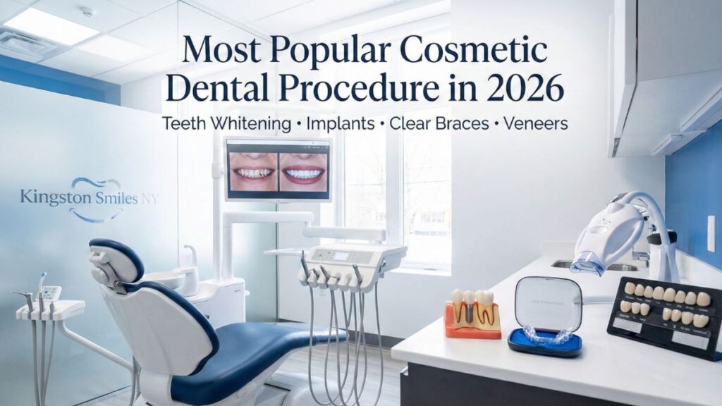 What is the most popular cosmetic dental procedure